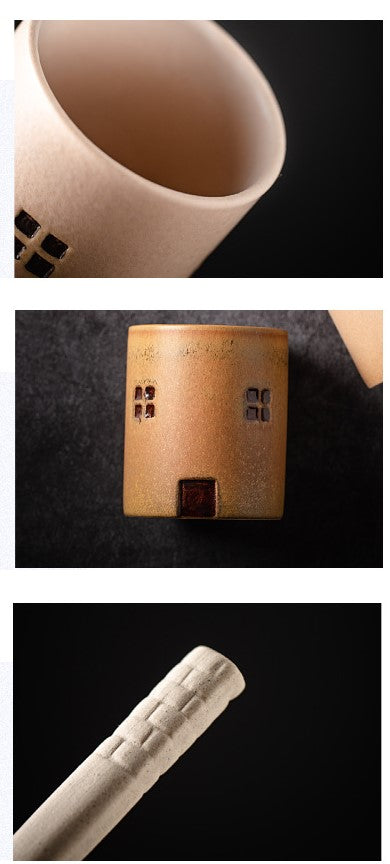 Conteneurs de source de la maison en céramique de Gohobi