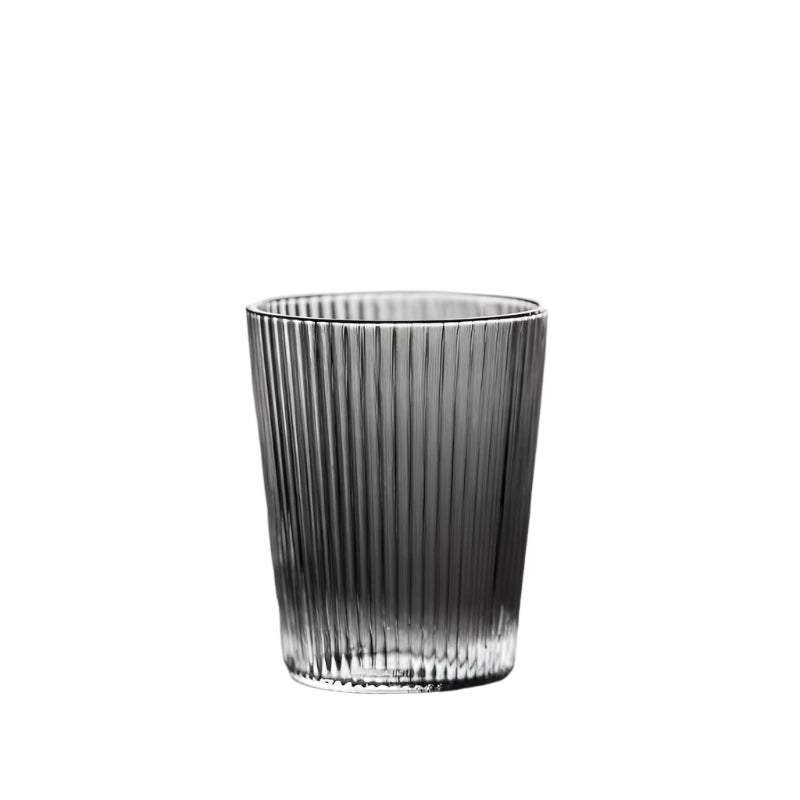Tasse à thé en verre à rayures verticales de style japonais Gohobi