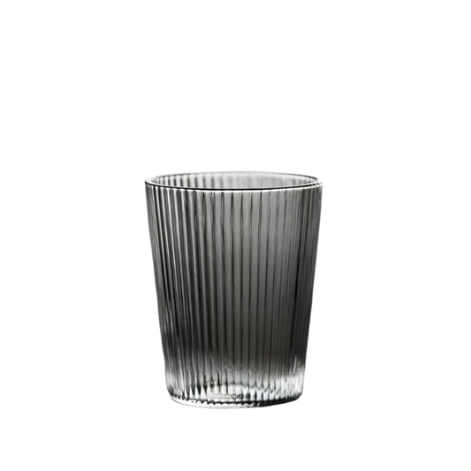 Tasse à thé en verre à rayures verticales de style japonais Gohobi