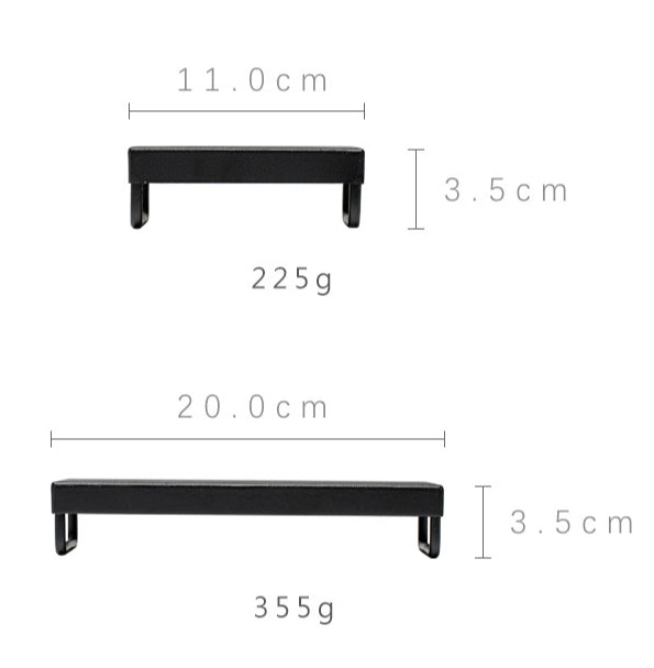 Gohobi Japanese-style Wabi-Sabi Black Square Iron Tray 006