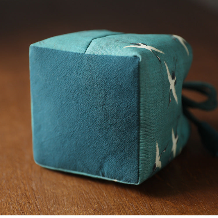 Gohobi Birds Mountains Rivers Teaware Storage Travel Bag Shifuku