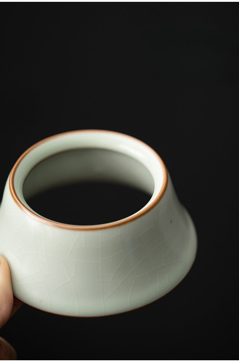 Ensemble de filtres à thé en céramique Gohobi Tianqing Ru Kiln