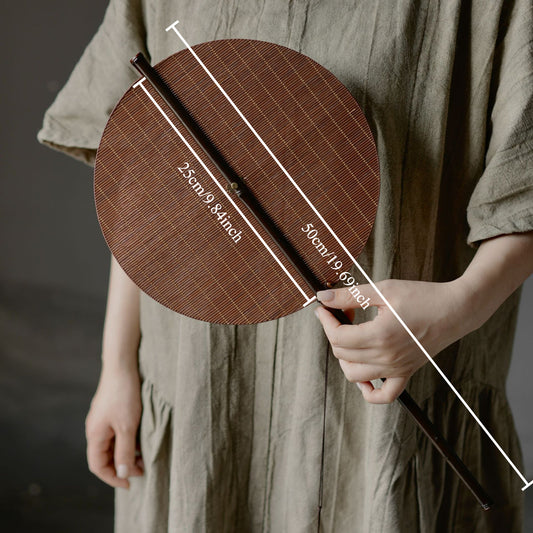 Gohobi Handwoven Bamboo Waist Fan