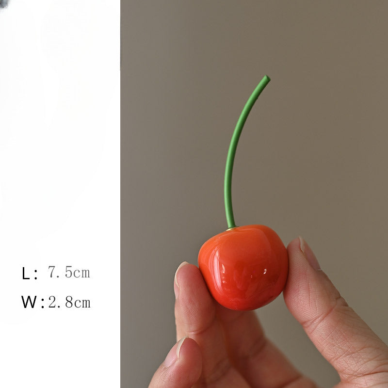 Gohobi Handmade Cherry Fruit Ornament (Clearance)