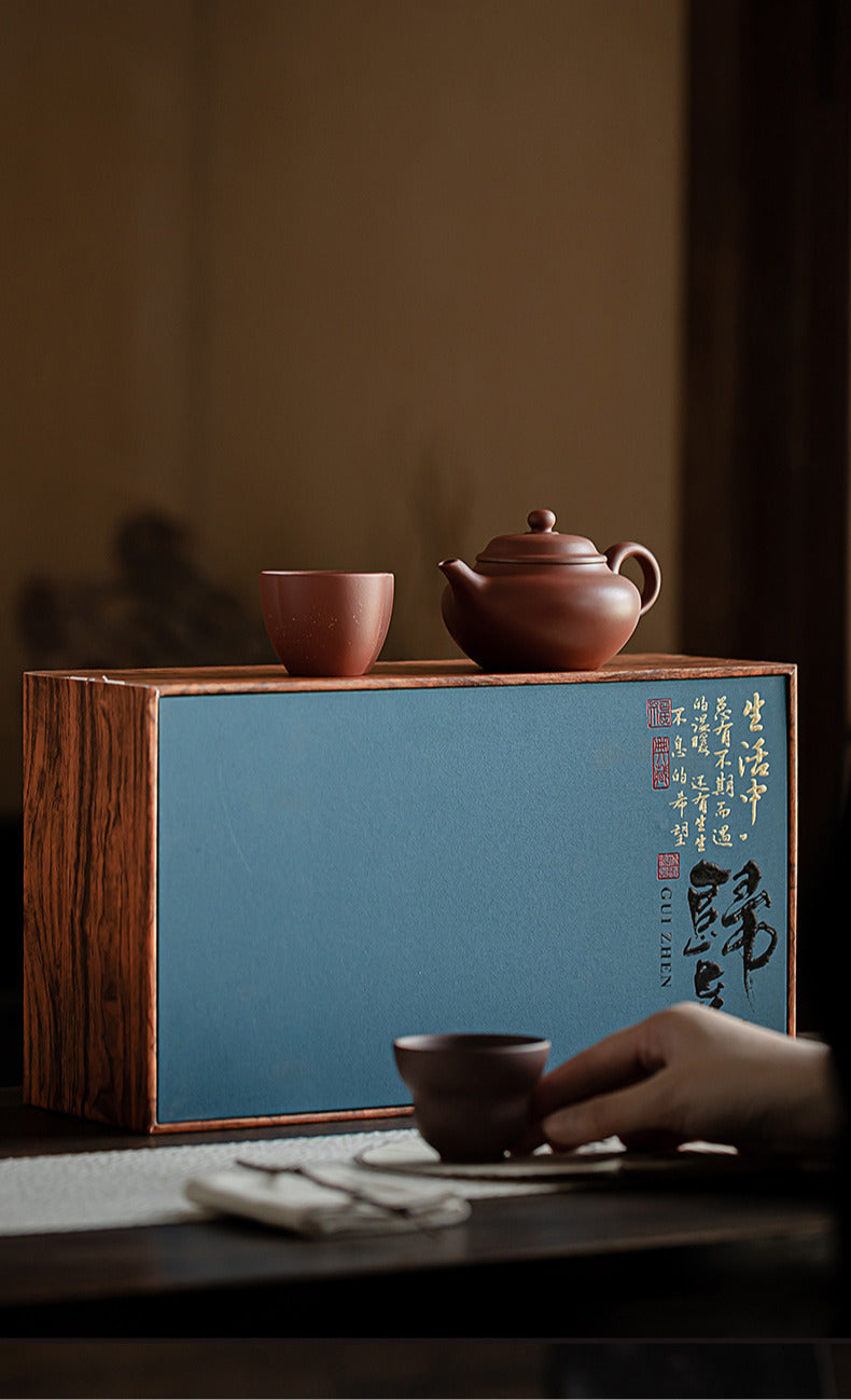 Service à thé en argile Yixing classique et original de Gohobi 02