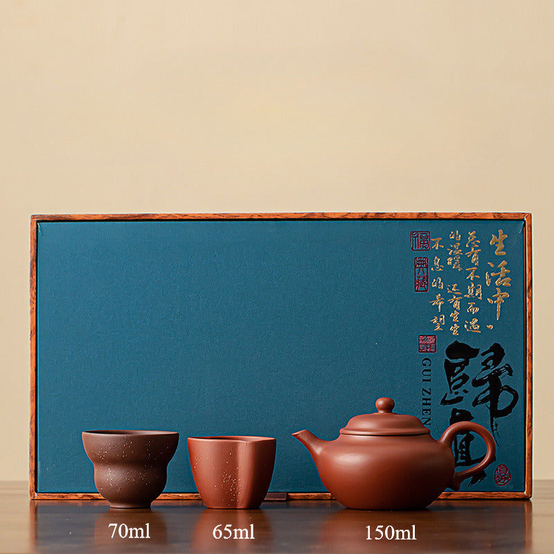 Service à thé en argile Yixing classique et original de Gohobi 02
