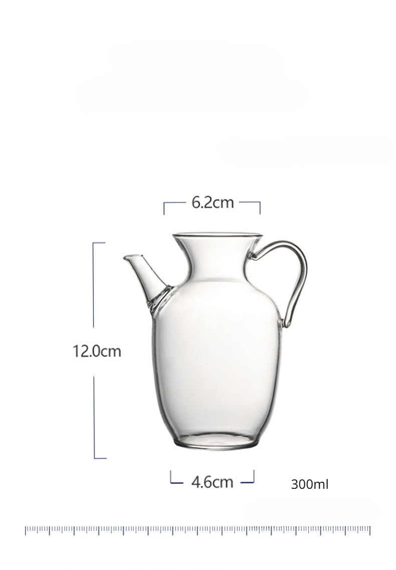 Théière en verre de style Gohobi Song (version sans couvercle)