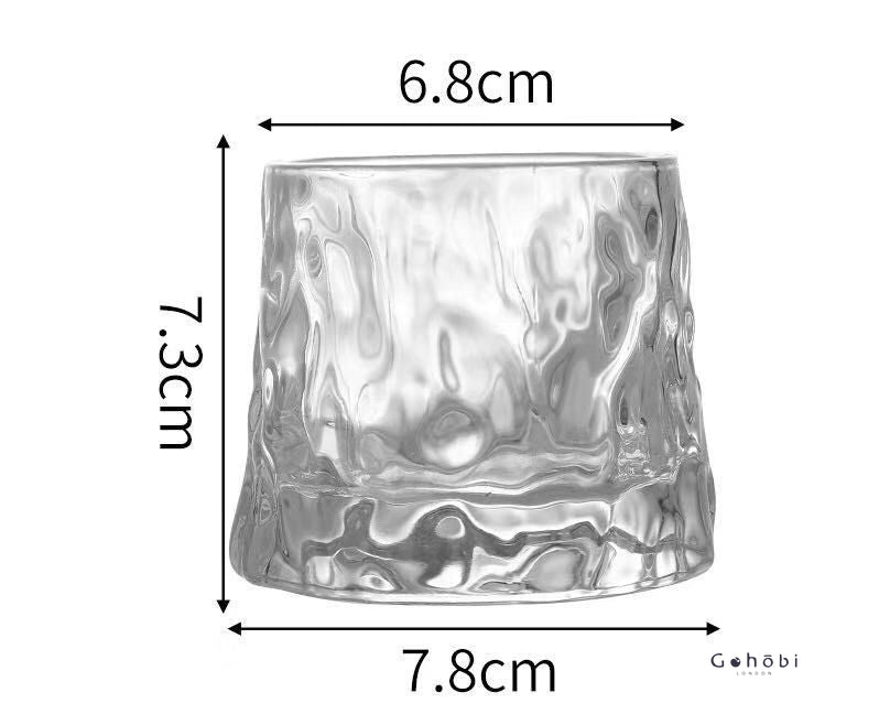 Gobelet rotatif fait main Gohobi – Verre pour bar et maison