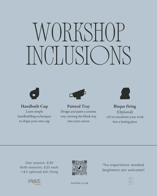 HereThe Clay Workshop | Handbuild a Cup & Paint a Tray (Oct 4, London)