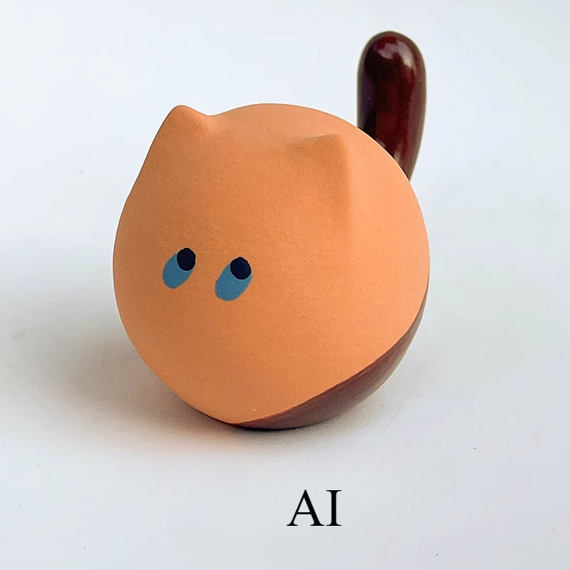 Gohobi x Little Diary Handmade Ceramic Cat
