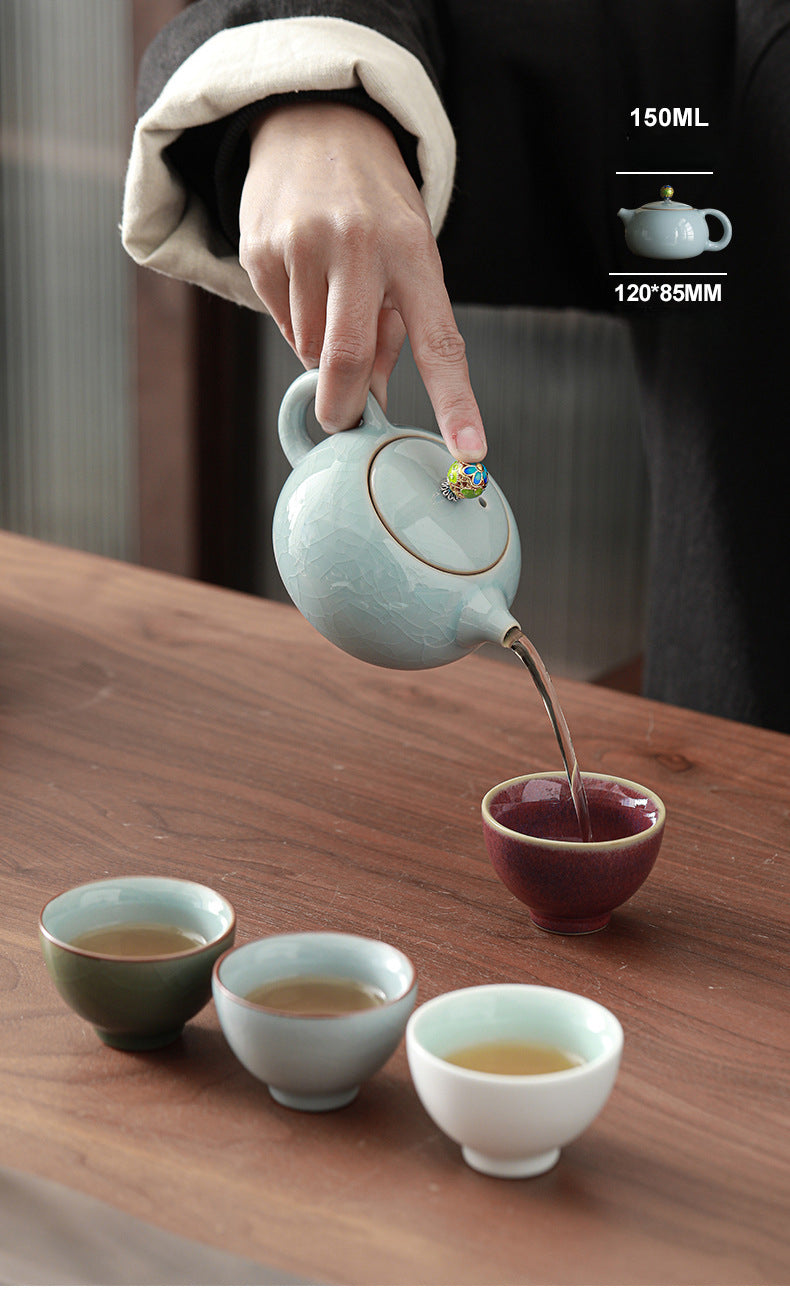 Coffret à thé avec théière et tasse à thé classique Gohobi