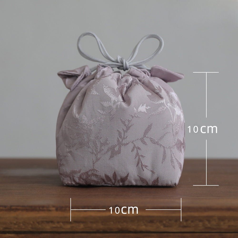 Gohobi Blue and Pink Teaware Storage Travel Bag Shifuku