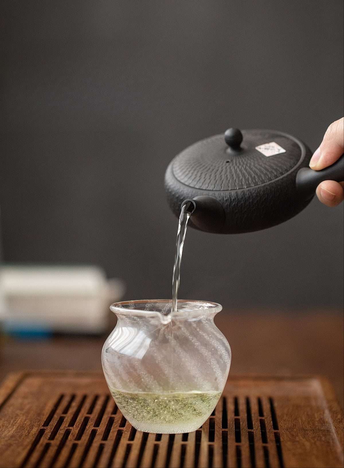 Gohobi Japanese Tokoraki Jade Glaze Side Handle Teapot – Retro Handmade Kyusu Tea Pot Coarse Pottery |Made in Japan
