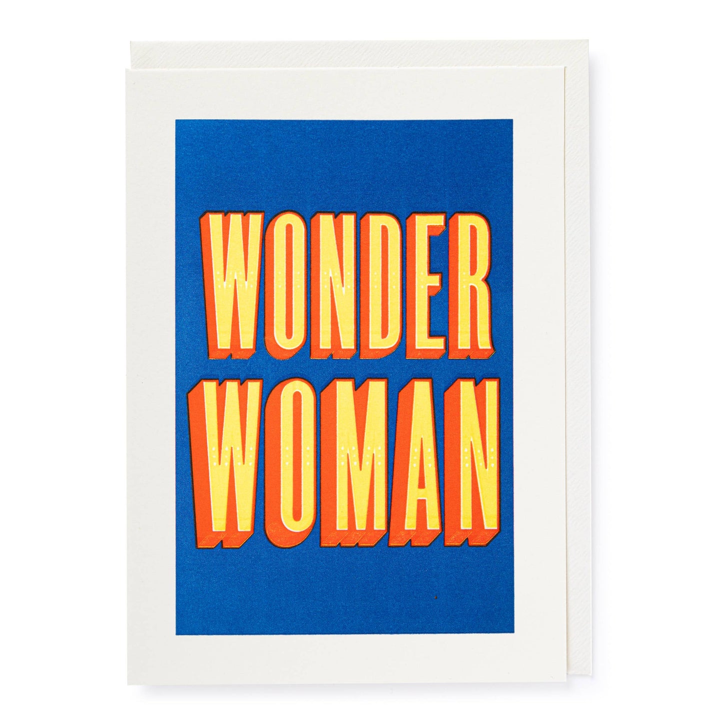 HereThe Wonder Woman | Letterpress Cards | Large Cards