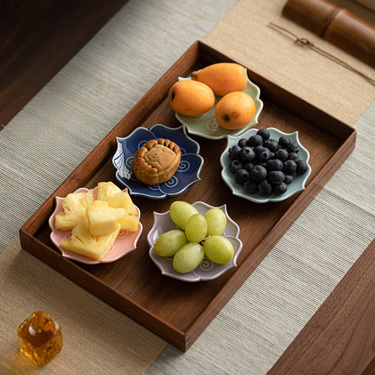 Gohobi Traditional Japanese Glazed Fruit Nuts Small Plate - Lianyun 012