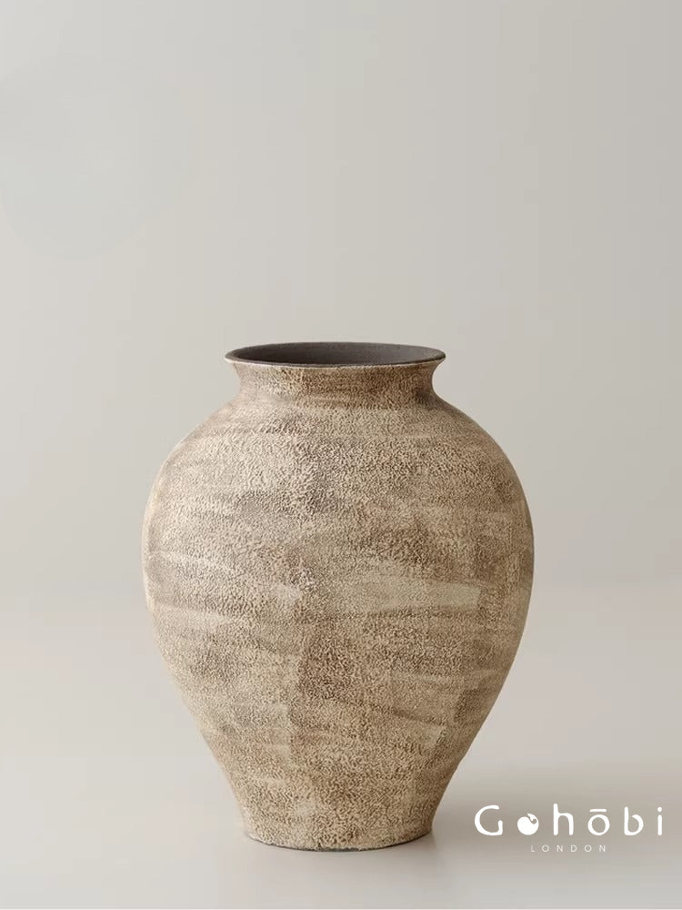Gohobi Japanese-style Wabi Sabi Handmade Zen Large Vase 016
