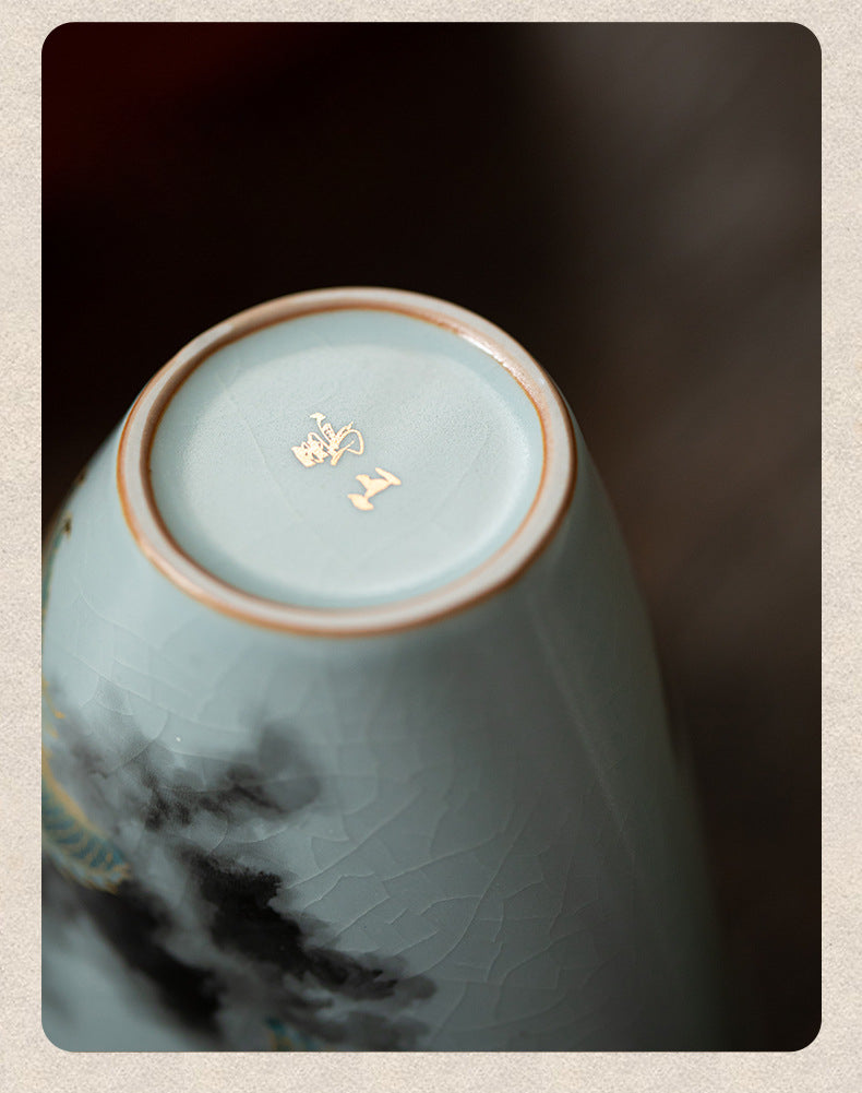 Gohobi Celestial Flow Ru Kiln Dragon Fairness Pitcher