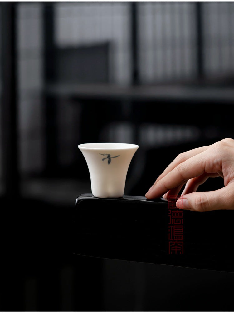 Gohobi Qiu Shui Orchid Ceramic Teacup