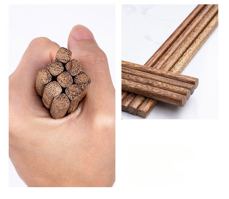 Gohobi A Set of 5 Pairs of Essential Wooden Chopsticks