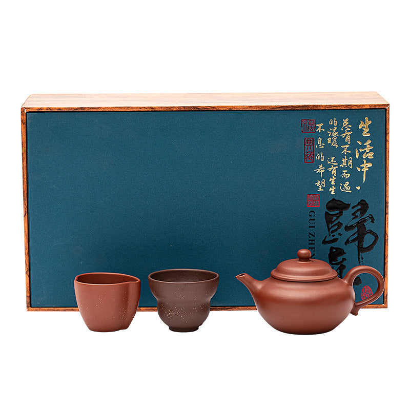 Service à thé en argile Yixing classique et original de Gohobi 02