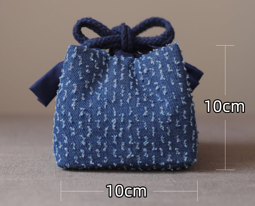 Sac de voyage de rangement pour théière Gohobi Denim