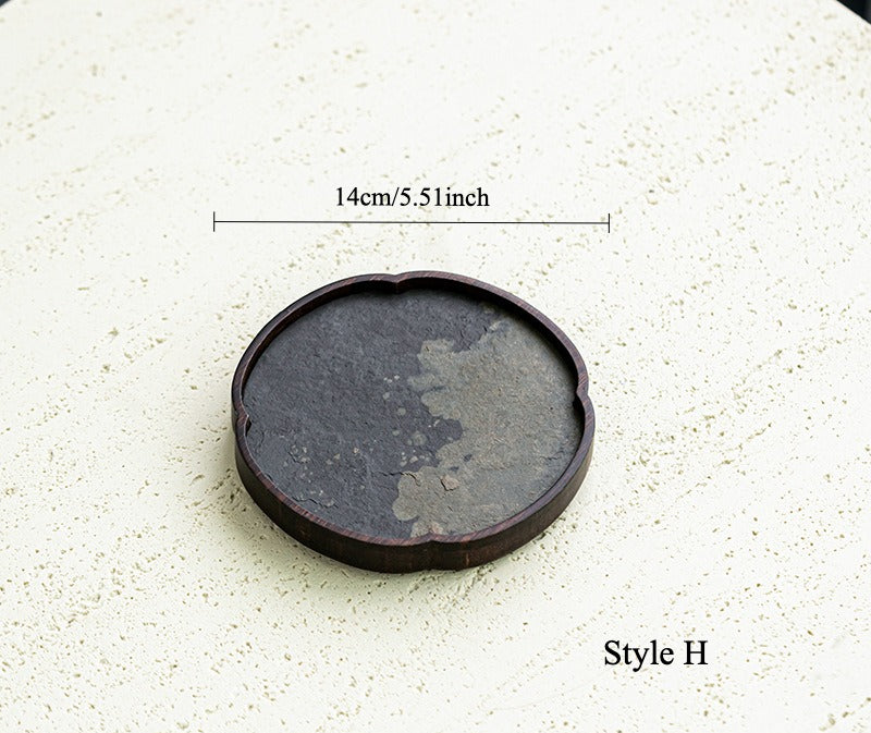 Gohobi Wabi-Sabi Stone Panel Tea Tray