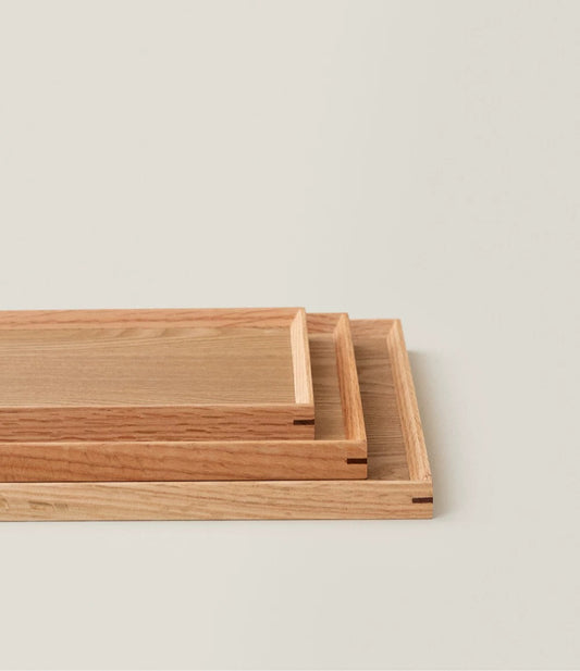 Gohobi Japanese-Style Solid Wood Serving Tray