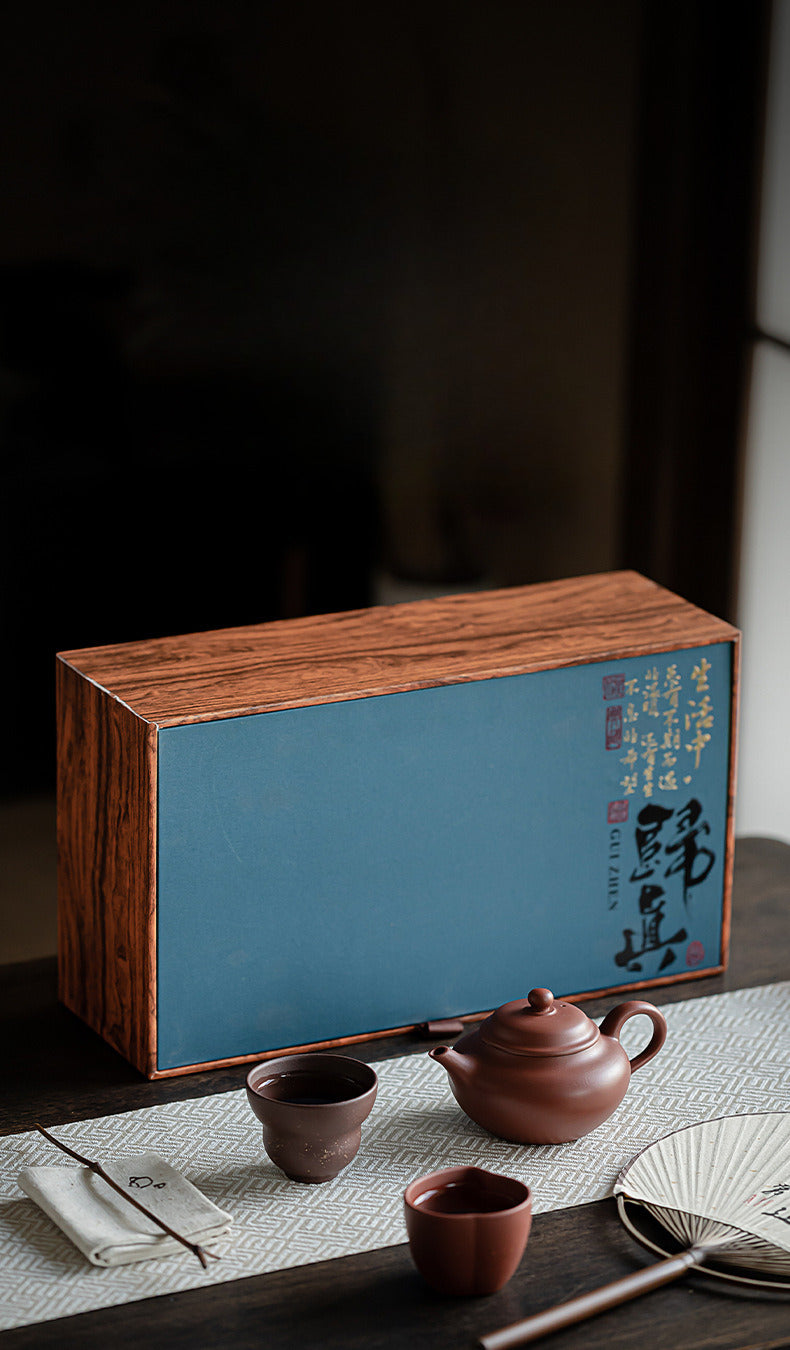 Service à thé en argile Yixing classique et original de Gohobi 02