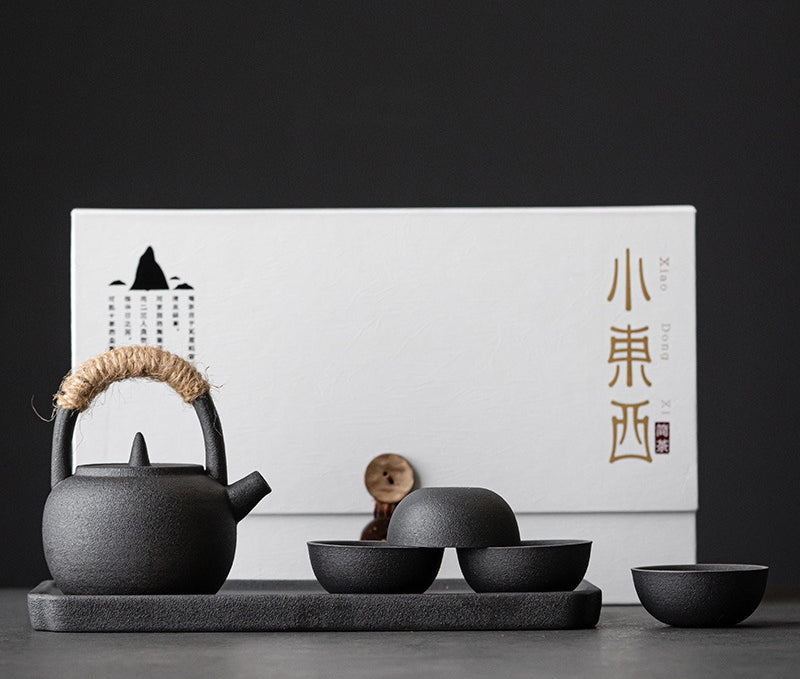 Service à thé en céramique de style japonais fait main Gohobi