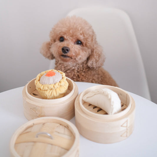 Gohobi x Lambwolf DIM SUM POP // Enrichment dog toy