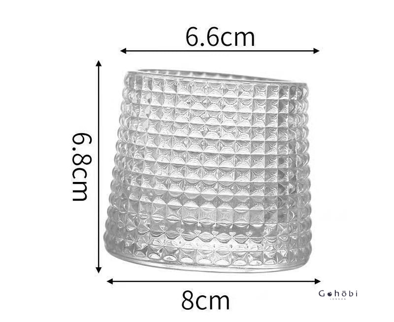 Gobelet rotatif fait main Gohobi – Verre pour bar et maison