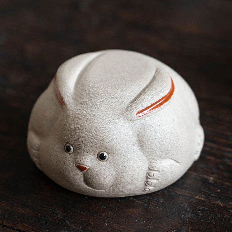 Tasse à thé en céramique faite à la main en forme de lapin de Gohobi