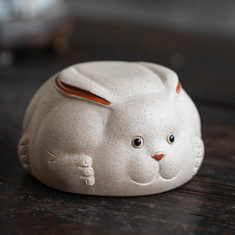 Tasse à thé en céramique faite à la main en forme de lapin de Gohobi