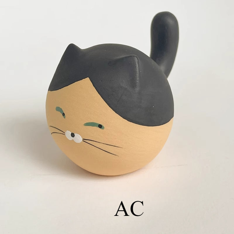 Gohobi x Little Diary Handmade Ceramic Cat