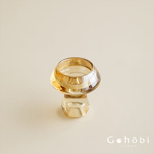 Gohobi Mushroom Glass Incense Holder – New Chinese Style Desktop Incense Tray