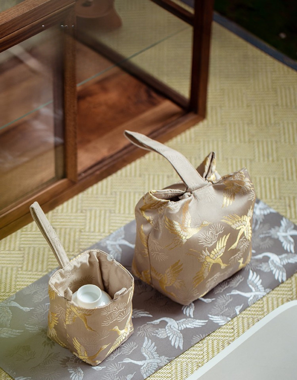 Gohobi Luxury Teaware Storage Travel Bag