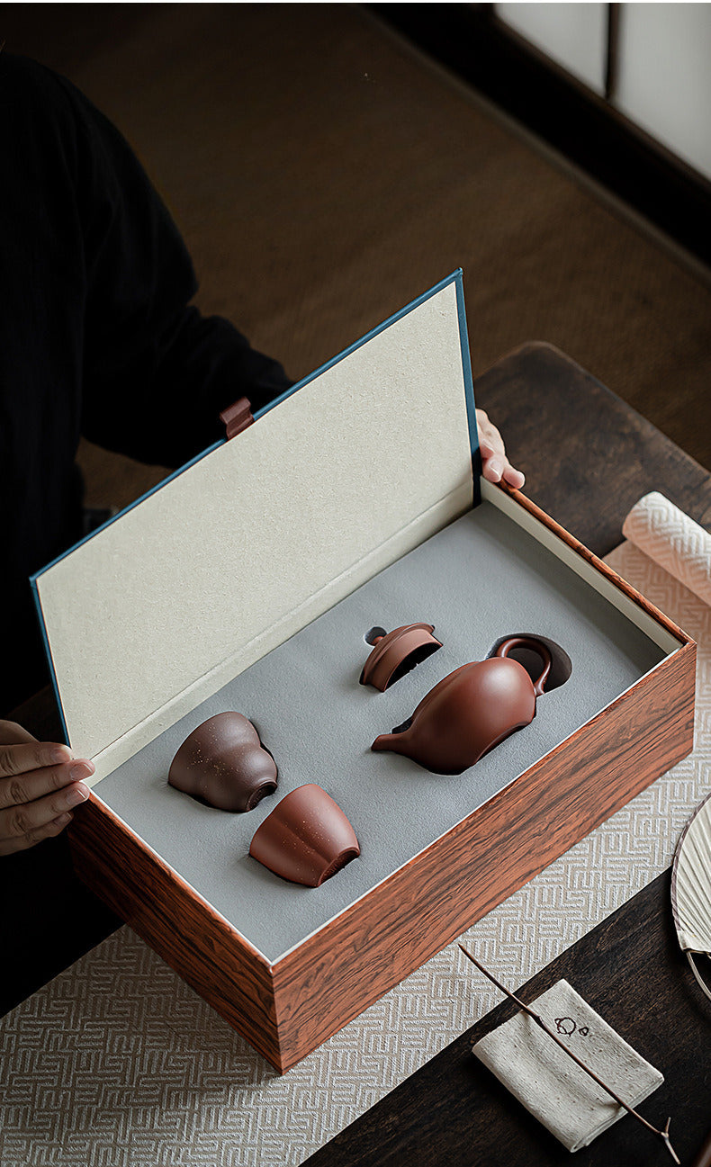 Service à thé en argile Yixing classique et original de Gohobi 02