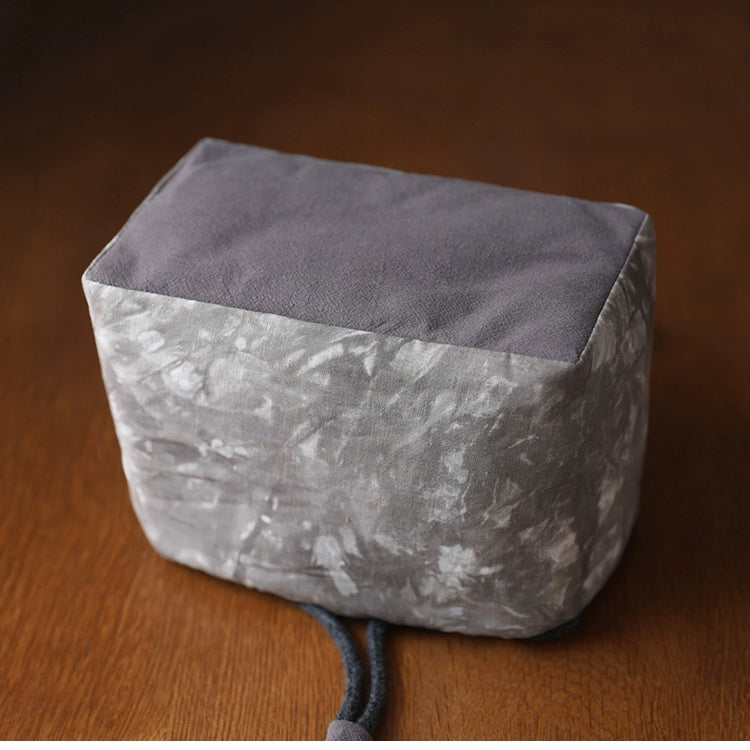 Gohobi Large Dyed Fabric Teaware Storage Travel Bag Shifuku