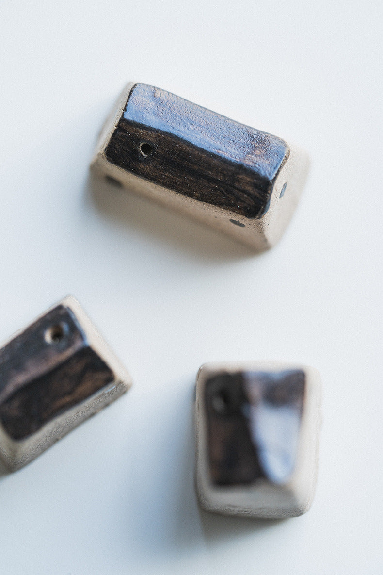 Bouchon d'encens japonais rétro créatif fait à la main, siège d'encens table d'encens plateau de bouchon d'encens de cérémonie du thé à la maison zen
