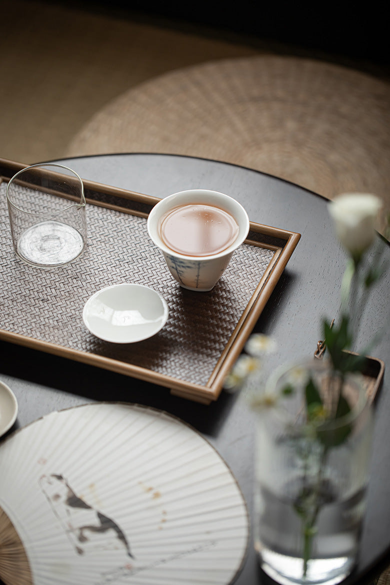 Gohobi Hand-Painted Bamboo Celadon Gaiwan
