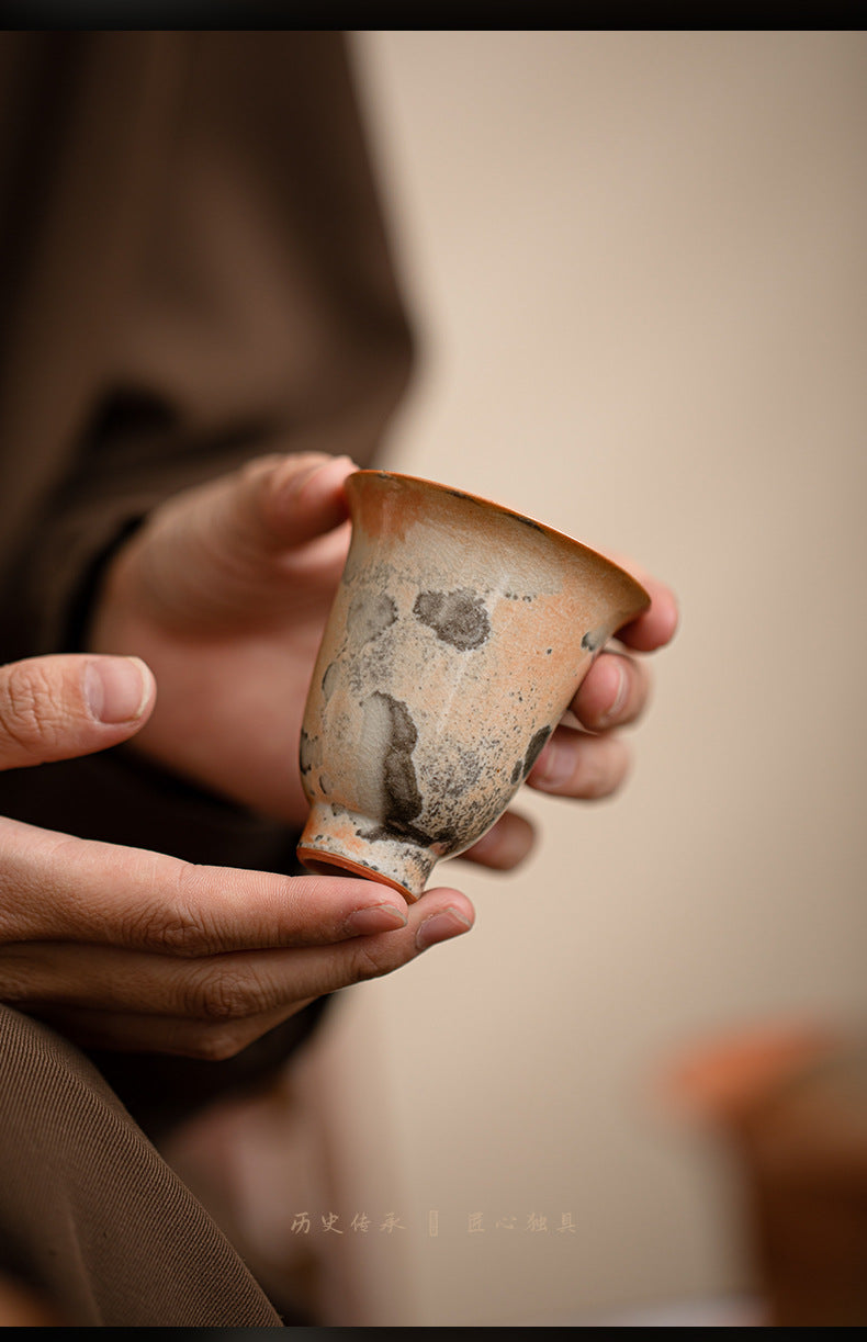 Gohobi Shino Ware Magnolia Cup