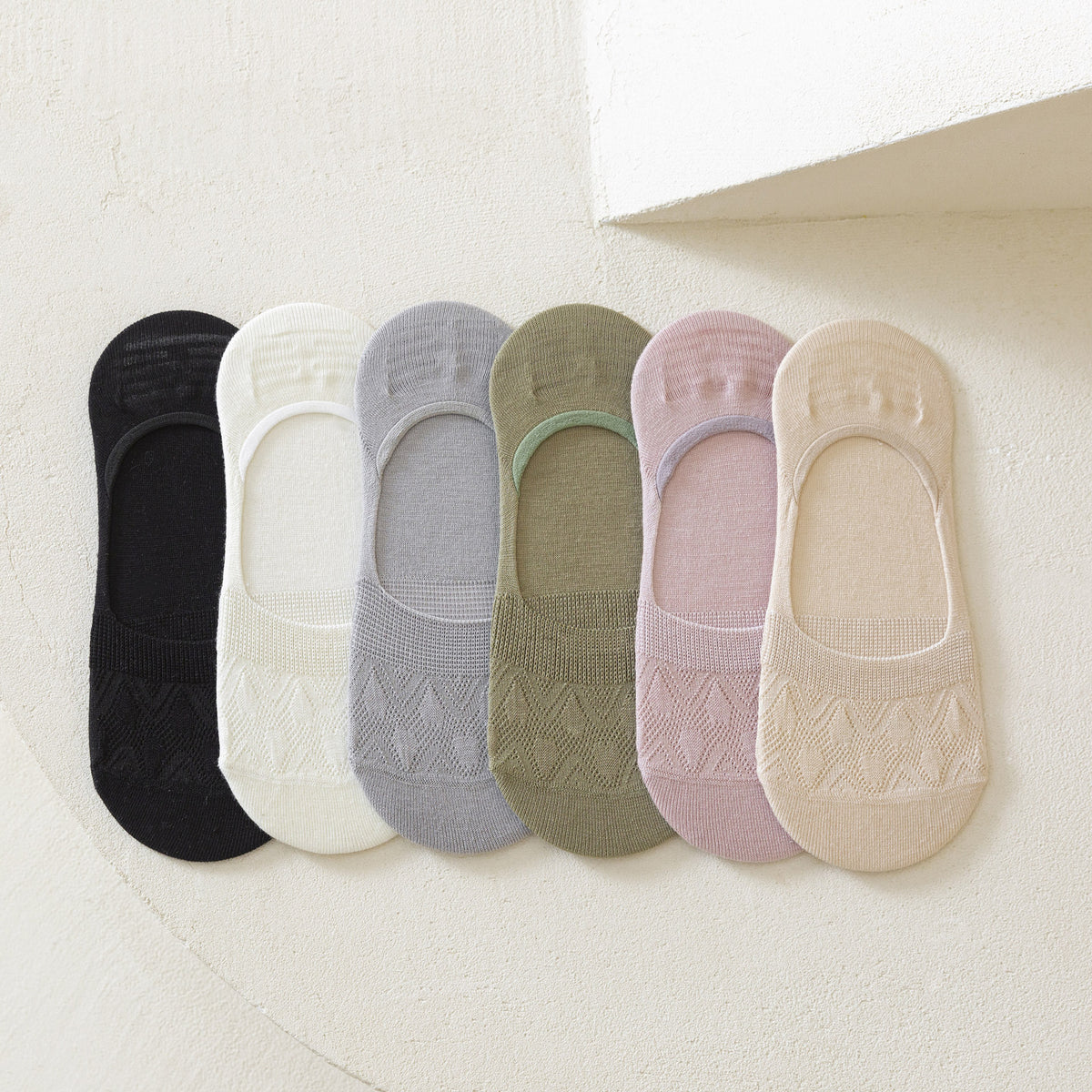 Chaussettes invisibles pour femmes printemps et été