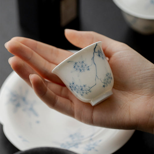 Gohobi Hand-Painted Osmanthus Tea Cup