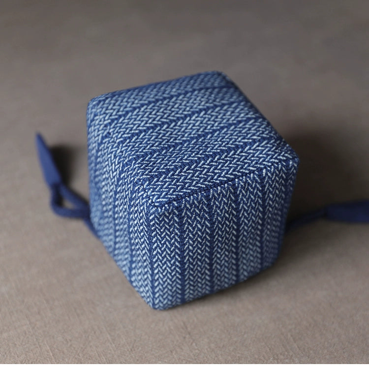 Gohobi Denim Small Teaware Storage Travel Bag Shifuku