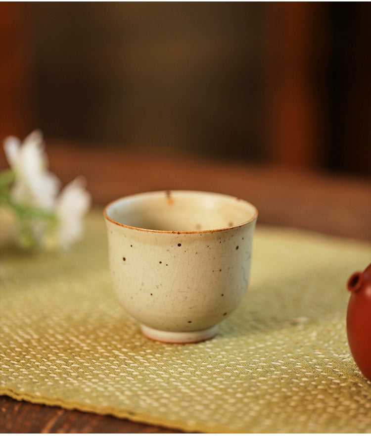 Tasse à thé en céramique peinte à la main Gohobi en forme de dragon bleu