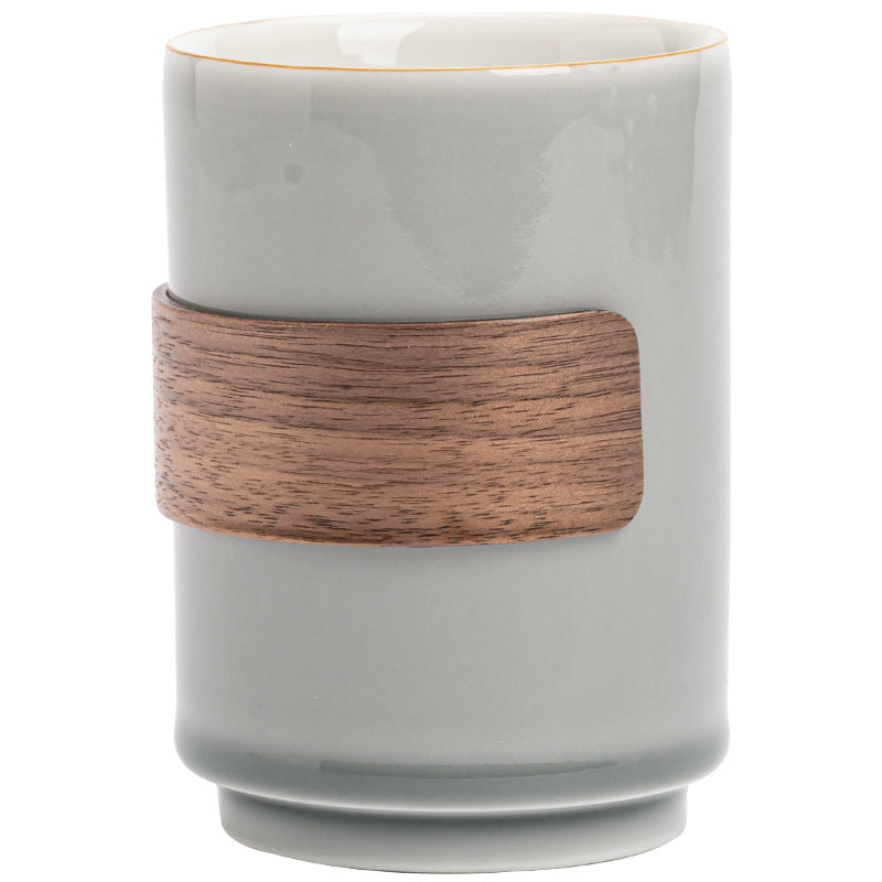 Gohobi Japanese Style Ice Grey and Green Tea Cup 001