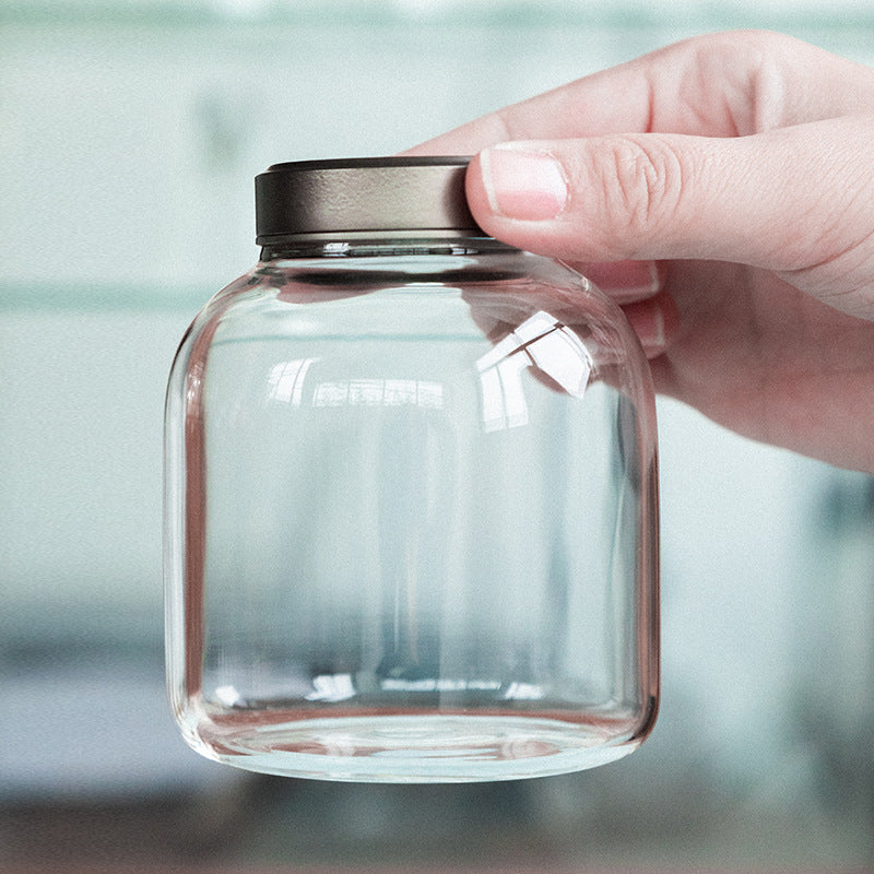 Bocal à thé en verre pour la maison Gohobi