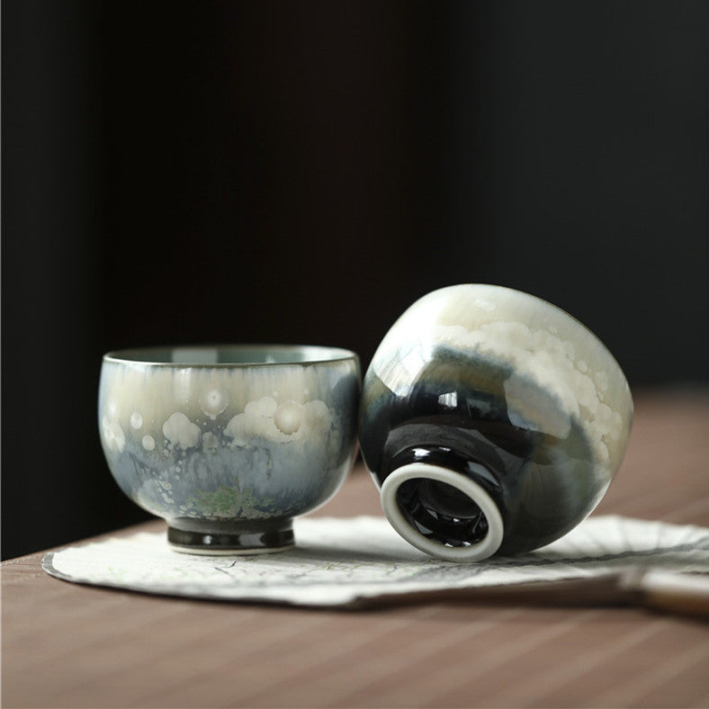 Tasse à thé en céramique faite à la main de Gohobi Spring Mountain