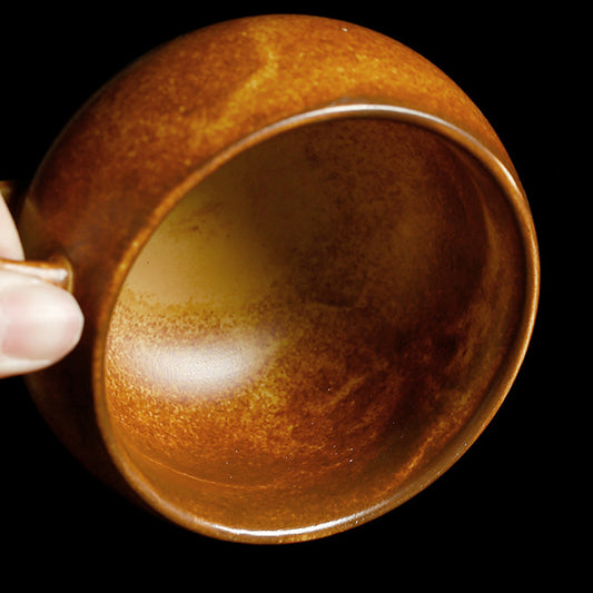 Gohobi Japanese Handmade Coffee Cup with Saucer 007