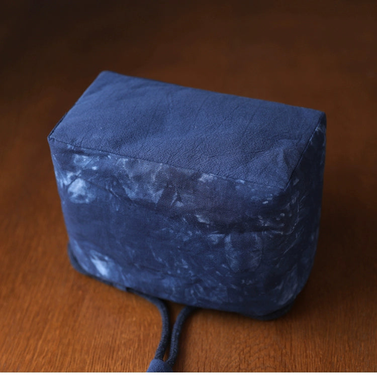 Gohobi Large Dyed Fabric Teaware Storage Travel Bag Shifuku